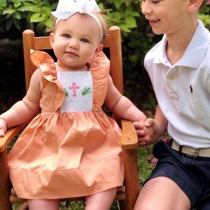 Cross Smocked Dress